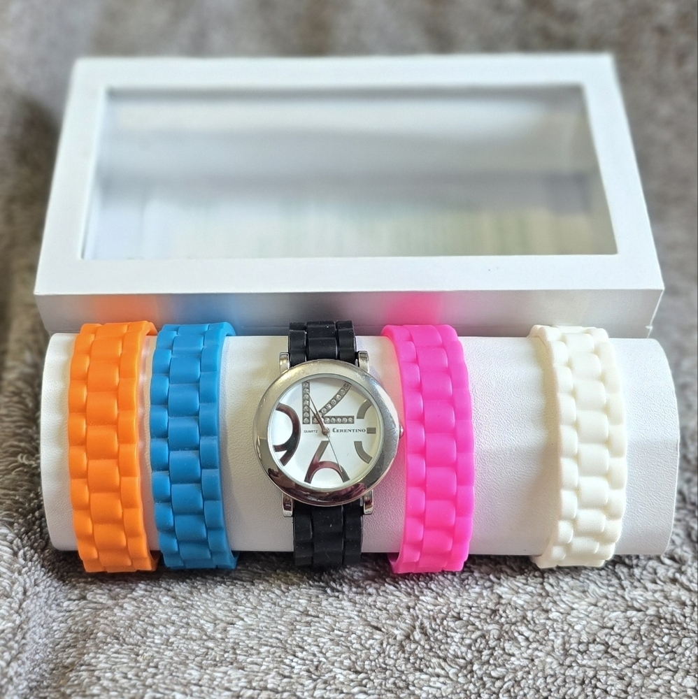 Cerentino Womens Interchangeable Strap Watch